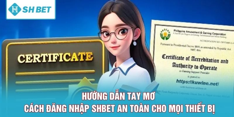 Giấy phép kinh doanh đảm bảo hoạt động của SHBET hợp pháp 